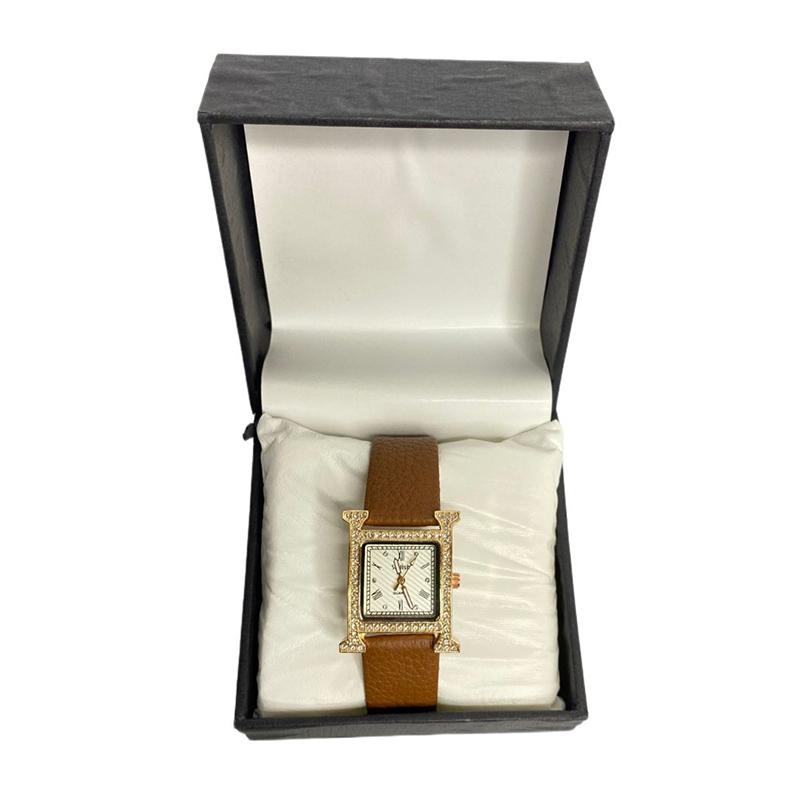 Square Watch ( brown )